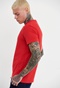FUNKY BUDDHA-Ανδρικό essential t-shirt FUNKY BUDDHA κόκκινο