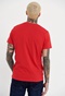 FUNKY BUDDHA-Ανδρικό essential t-shirt FUNKY BUDDHA κόκκινο