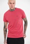 FUNKY BUDDHA-Ανδρικό essential t-shirt FUNKY BUDDHA ροζ