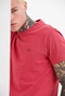 FUNKY BUDDHA-Ανδρικό essential t-shirt FUNKY BUDDHA ροζ
