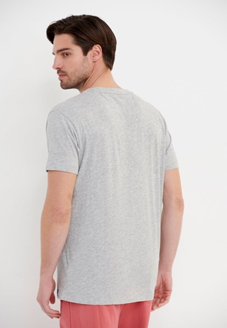 FUNKY BUDDHA-Ανδρικό t-shirt FUNKY BUDDHA γκρι