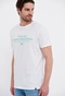FUNKY BUDDHA-Ανδρικό t-shirt FUNKY BUDDHA FBM005-034-04 λευκό