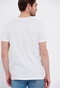 FUNKY BUDDHA-Ανδρικό t-shirt FUNKY BUDDHA FBM005-034-04 λευκό