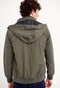 FUNKY BUDDHA-Ανδρικό ελαφρύ jacket FUNKY BUDDHA χακί