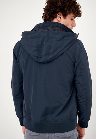 FUNKY BUDDHA-Ανδρικό ελαφρύ jacket FUNKY BUDDHA μπλε