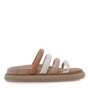 TSAKIRIS MALLAS-Γυναικεία πέδιλα flatforms TSAKIRIS MALLAS O41673702 μπεζ