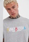 FUNKY BUDDHA-Ανδρικό t-shirt FUNKY BUDDHA γκρι