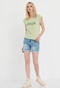 FUNKY BUDDHA-Γυναικείο t-shirt FUNKY BUDDHA πράσινο