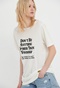 FUNKY BUDDHA-Γυναικείο μακρύ t-shirt FUNKY BUDDHA λευκό