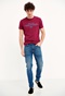 FUNKY BUDDHA-Ανδρικό jean παντελόνι FUNKY BUDDHA slim fit μπλε
