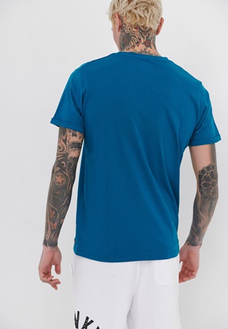FUNKY BUDDHA-Ανδρικό t-shirt FUNKY BUDDHA μπλε