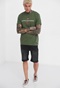 FUNKY BUDDHA-Ανδρικό t-shirt FUNKY BUDDHA πράσινο