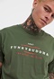 FUNKY BUDDHA-Ανδρικό t-shirt FUNKY BUDDHA πράσινο