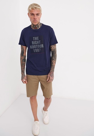 FUNKY BUDDHA-Ανδρικό t-shirt FUNKY BUDDHA μπλε