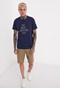 FUNKY BUDDHA-Ανδρικό t-shirt FUNKY BUDDHA μπλε