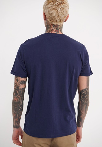 FUNKY BUDDHA-Ανδρικό t-shirt FUNKY BUDDHA μπλε