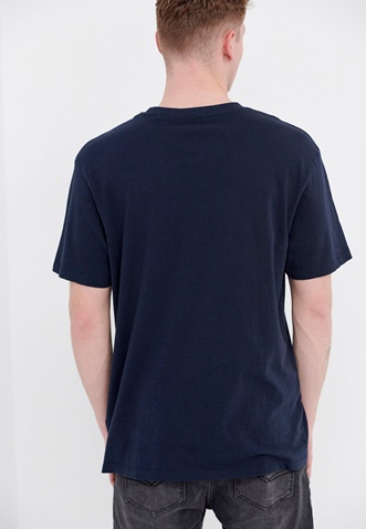 FUNKY BUDDHA-Ανδρικό t-shirt FUNKY BUDDHA ναυτικό μπλε