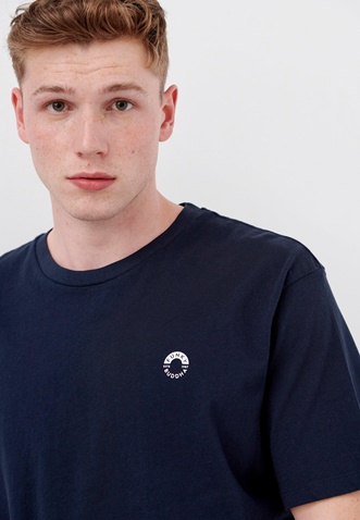 FUNKY BUDDHA-Ανδρικό t-shirt FUNKY BUDDHA ναυτικό μπλε