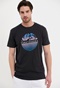 FUNKY BUDDHA-Ανδρικό t-shirt FUNKY BUDDHA μαύρο