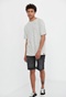 FUNKY BUDDHA-Ανδρικό t-shirt FUNKY BUDDHA γκρι