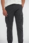 FUNKY BUDDHA-Ανδρικό cargo παντελόνι FUNKY BUDDHA jacquard γκρι