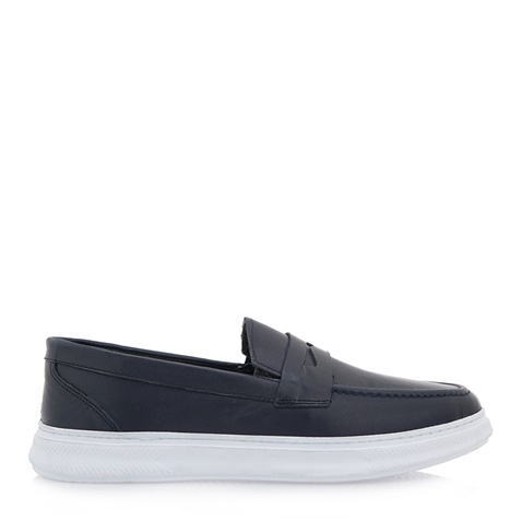 JK LONDON-Ανδρικά παπούτσια loafers JK LONDON Q528B0062 μπλε