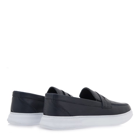 JK LONDON-Ανδρικά παπούτσια loafers JK LONDON Q528B0062 μπλε