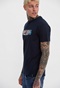 FUNKY BUDDHA-Ανδρικό t-shirt FUNKY BUDDHA μπλε