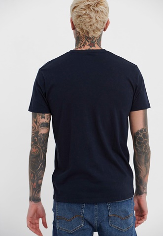 FUNKY BUDDHA-Ανδρικό t-shirt FUNKY BUDDHA μπλε