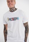 FUNKY BUDDHA-Ανδρικό t-shirt FUNKY BUDDHA λευκό