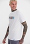 FUNKY BUDDHA-Ανδρικό t-shirt FUNKY BUDDHA λευκό
