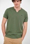 FUNKY BUDDHA-Ανδρικό essential t-shirt FUNKY BUDDHA χακί