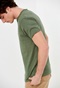 FUNKY BUDDHA-Ανδρικό essential t-shirt FUNKY BUDDHA χακί