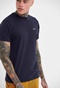 FUNKY BUDDHA-Ανδρικό essential t-shirt FUNKY BUDDHA μπλε