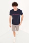 FUNKY BUDDHA-Ανδρικό t-shirt FUNKY BUDDHA μπλε