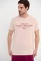 FUNKY BUDDHA-Ανδρικό t-shirt FUNKY BUDDHA ροζ