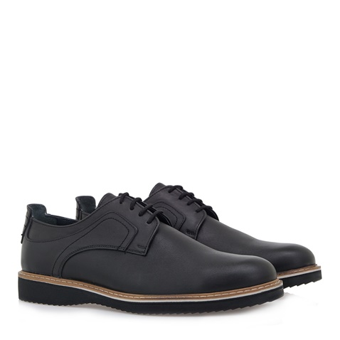 GIOVANNI MORELLI-Ανδρικά casual δετά παπούτσια GIOVANNI MORELLI Q537B3302 μαύρα