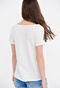 FUNKY BUDDHA-Γυναικείο essential t-shirt FUNKY BUDDHA λευκό
