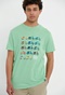 FUNKY BUDDHA-Ανδρικό t-shirt FUNKY BUDDHA πράσινο