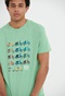 FUNKY BUDDHA-Ανδρικό t-shirt FUNKY BUDDHA πράσινο