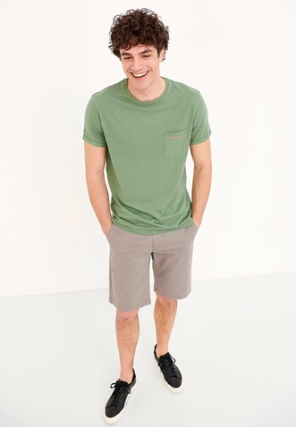 FUNKY BUDDHA-Ανδρικό t-shirt FUNKY BUDDHA πράσινο