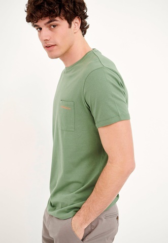 FUNKY BUDDHA-Ανδρικό t-shirt FUNKY BUDDHA πράσινο