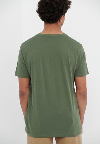 FUNKY BUDDHA-Ανδρικό t-shirt FUNKY BUDDHA πράσινο