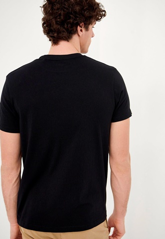FUNKY BUDDHA-Ανδρικό t-shirt FUNKY BUDDHA μαύρο