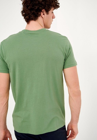 FUNKY BUDDHA-Ανδρικό t-shirt FUNKY BUDDHA πράσινο