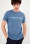 FUNKY BUDDHA-Ανδρικό t-shirt FUNKY BUDDHA μπλε