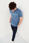 FUNKY BUDDHA-Ανδρικό t-shirt FUNKY BUDDHA μπλε
