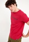 FUNKY BUDDHA-Ανδρικό t-shirt FUNKY BUDDHA κόκκινο