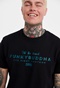 FUNKY BUDDHA-Ανδρικό t-shirt FUNKY BUDDHA μαύρο