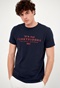 FUNKY BUDDHA-Ανδρικό t-shirt FUNKY BUDDHA μπλε ναυτικό